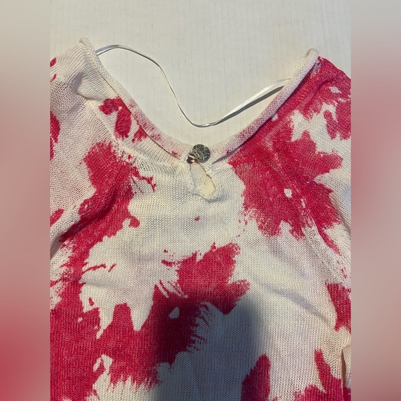 SPANNER Red and White Long Sleeve Tee - Picture 5 of 6